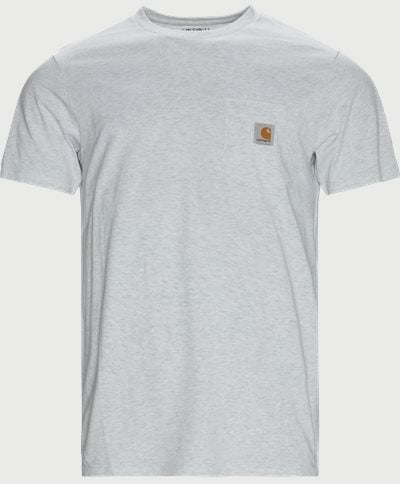 Carhartt WIP T-shirts S/S POCKET TEE I022091 Grå